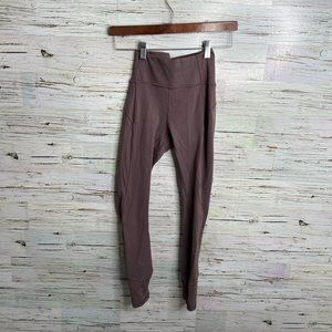 Lululemon in movement leggings tight purple high rise size 2